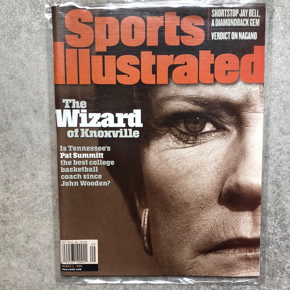 Pat Summit University of Tennessee womens Sports Illustrateds March 2, 1998